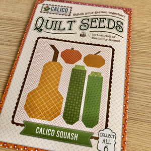 Quilt Seeds Block Pattern Calico Squash