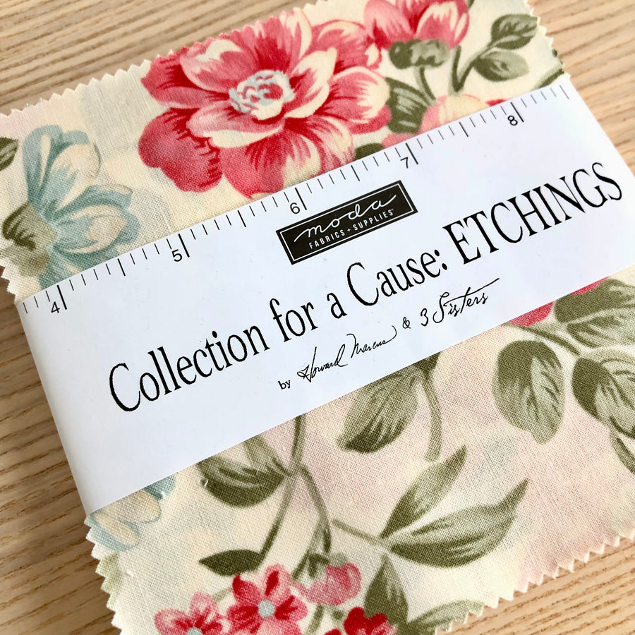 Etchings charm squares