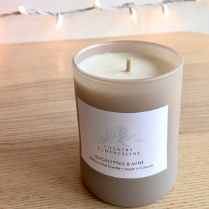 Country Clothesline Soy Candle Eucalyptus & Mint