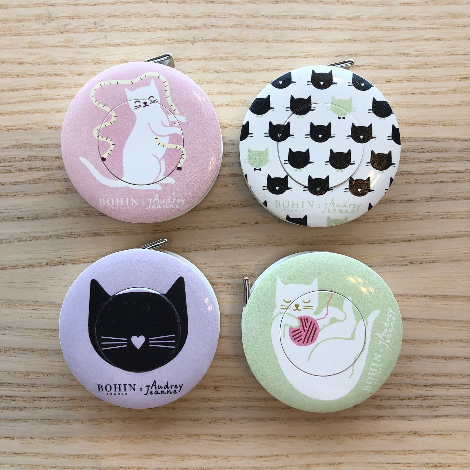 Bohin Cat Design Tape Measures
