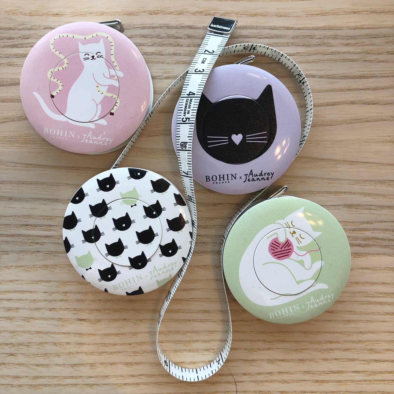 Bohin Cat Design Tape Measures