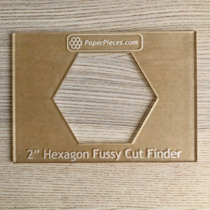 2" Hexagon Fussy Cut Finder