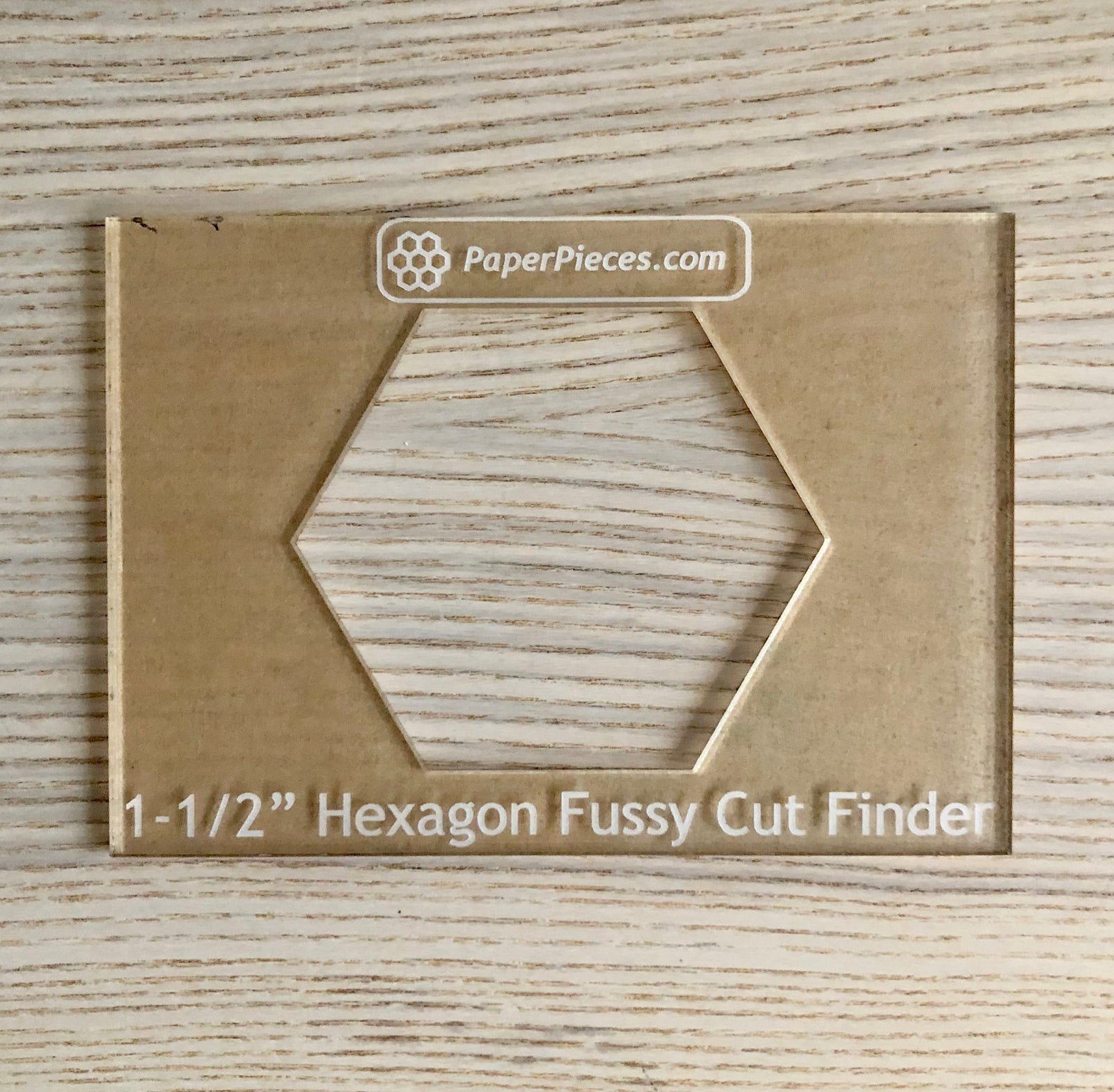 1 ½" Hexagon Fussy Cut Finder