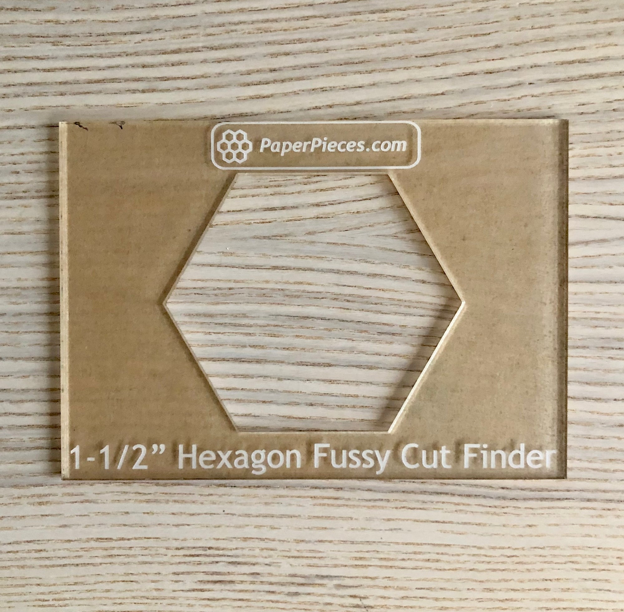 1 ½" Hexagon Fussy Cut Finder