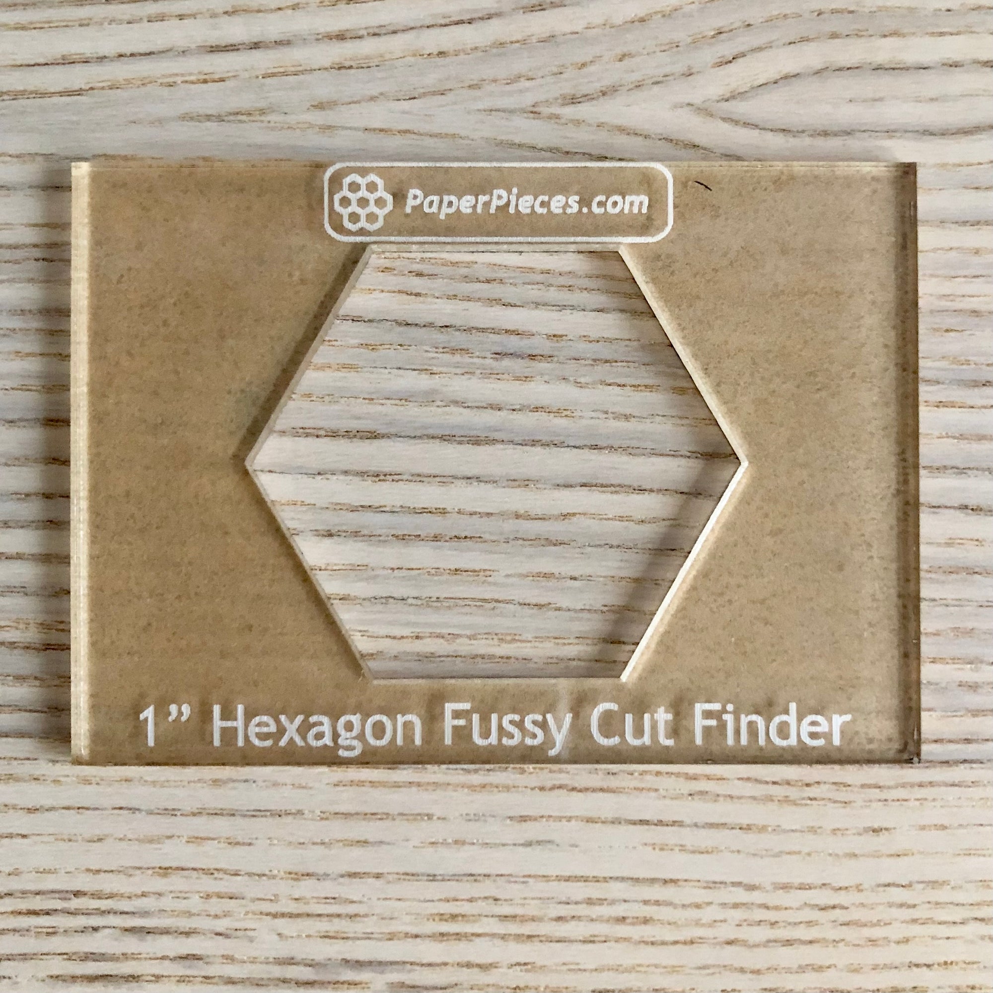1" Hexagon Fussy Cut Finder