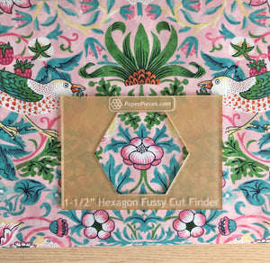 1 ½" Hexagon Fussy Cut Finder