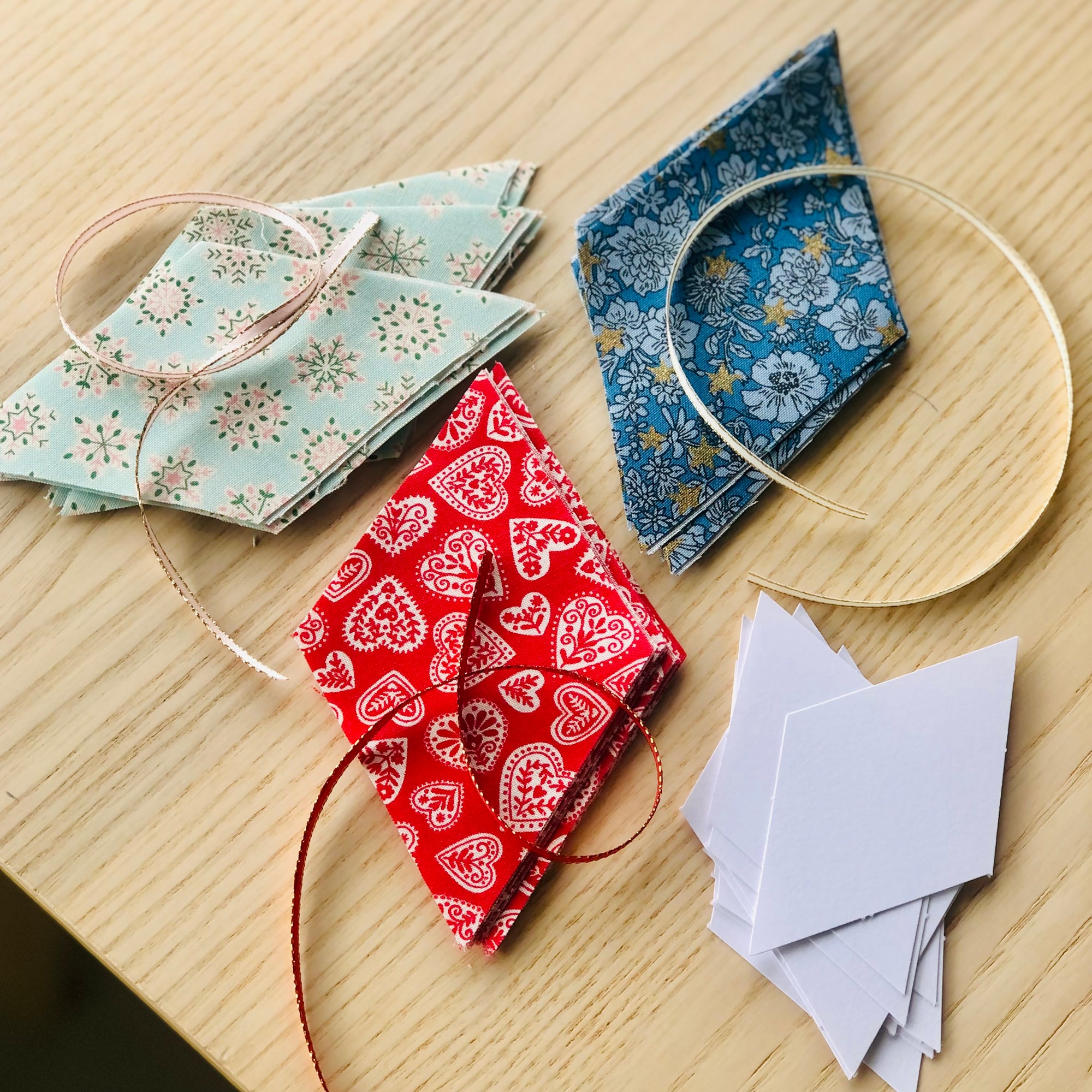 English Paper Pieced Star Ornament - Saturday December 13