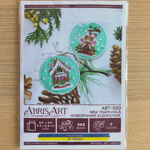 Beaded Embroidery Kit Gingerbread