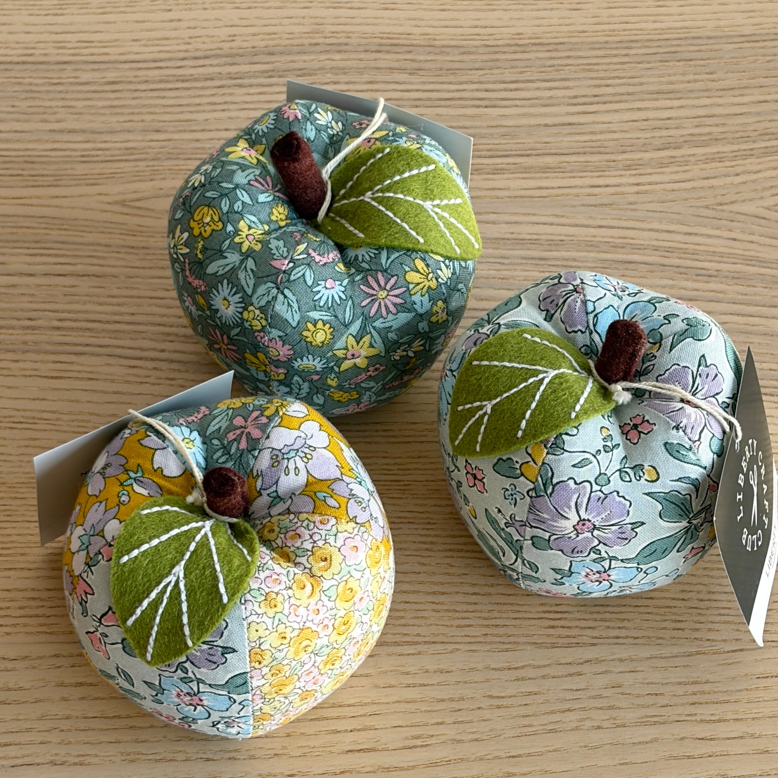 Liberty Pincushion Apple Irene