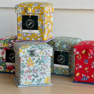 Liberty Fabric Victorian Sewing Box Edith