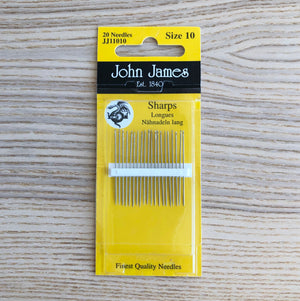 John James Sharps Size 10