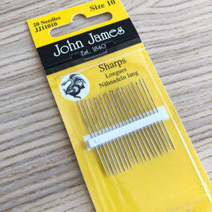 John James Sharps Size 10