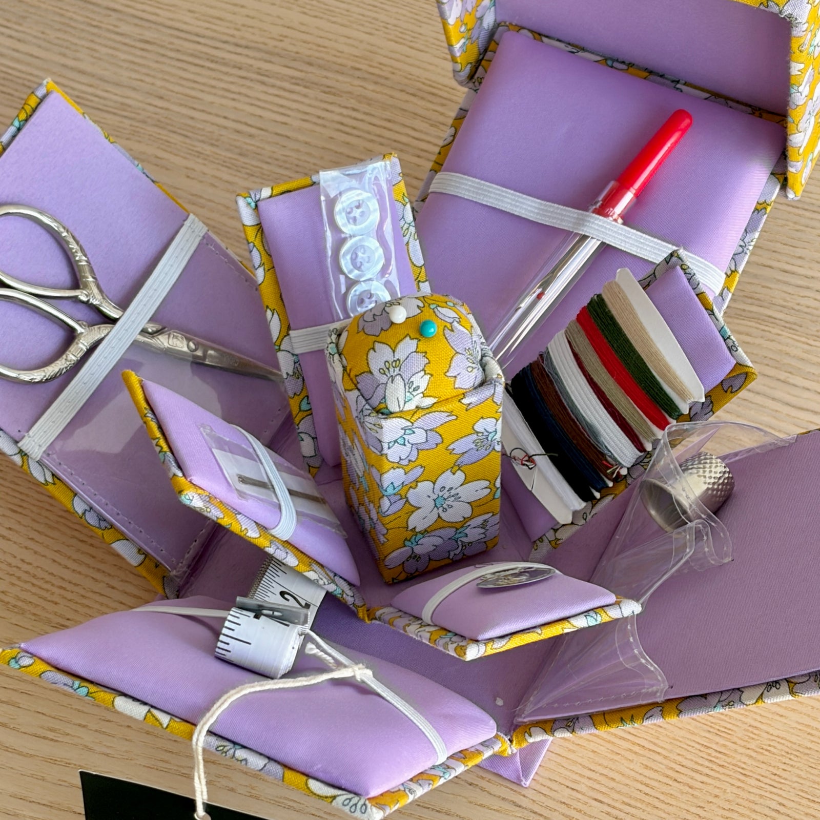 Liberty Fabric Victorian Sewing Box Mary