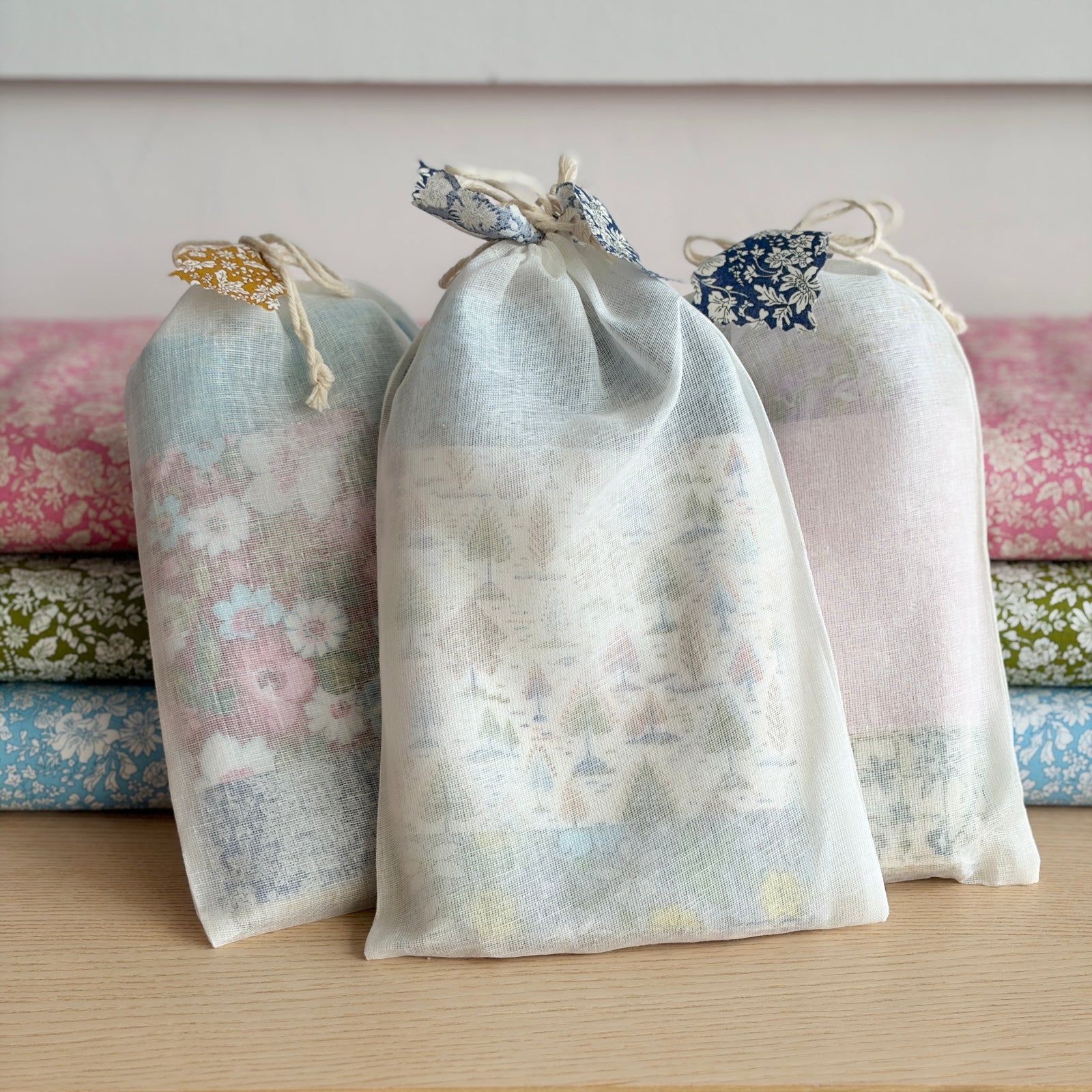 Liberty Quilting Cotton Remnant Bag