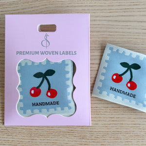 Sew In Labels Cherries