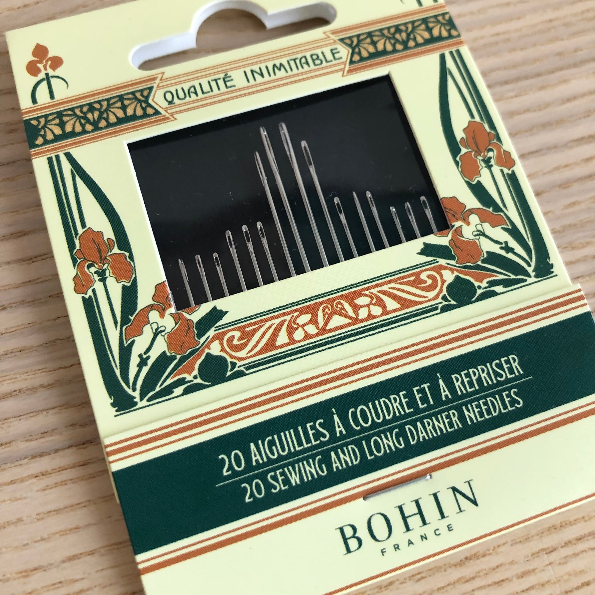 Bohin Sewing and Long Darner Needles