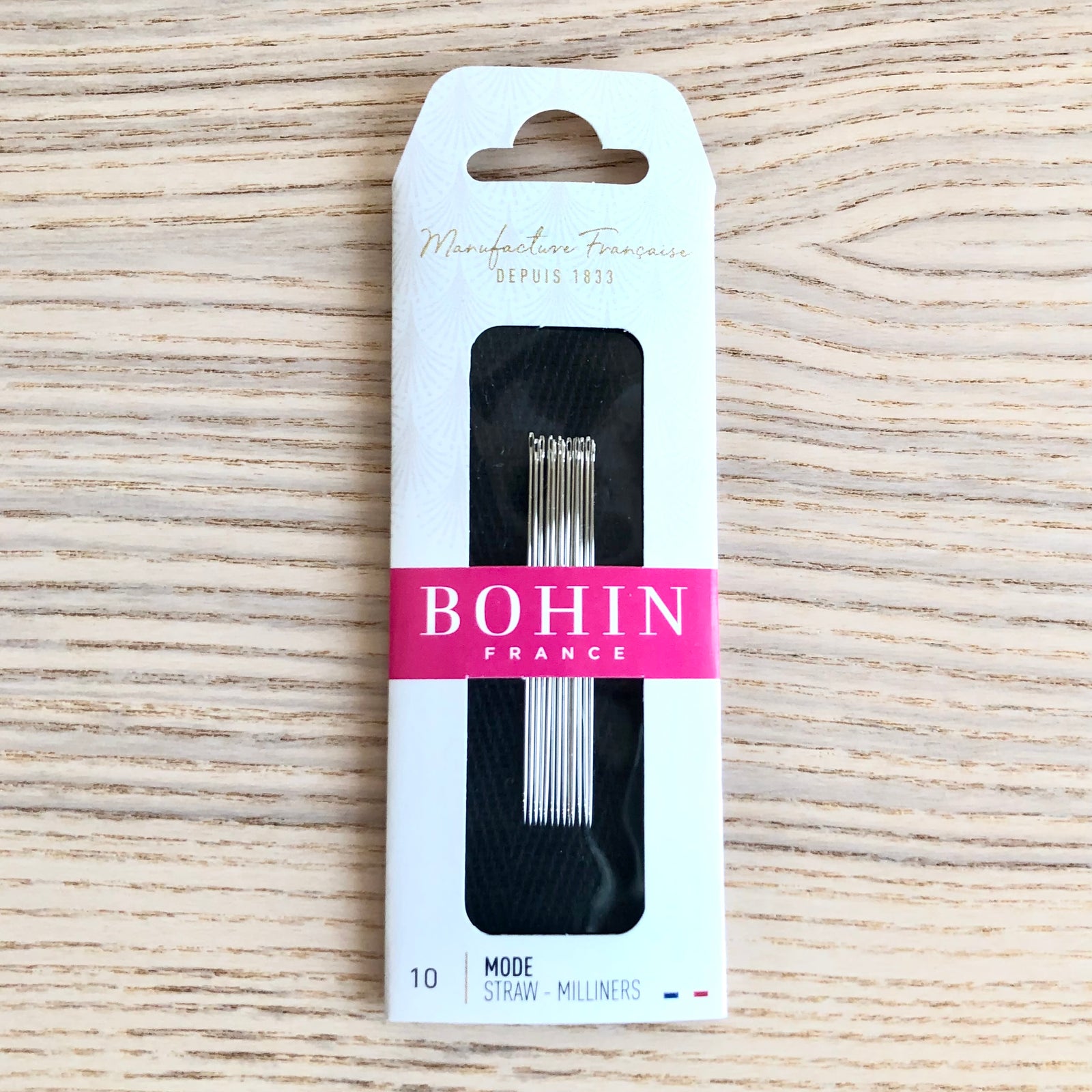 Bohin Milliner Needles 10