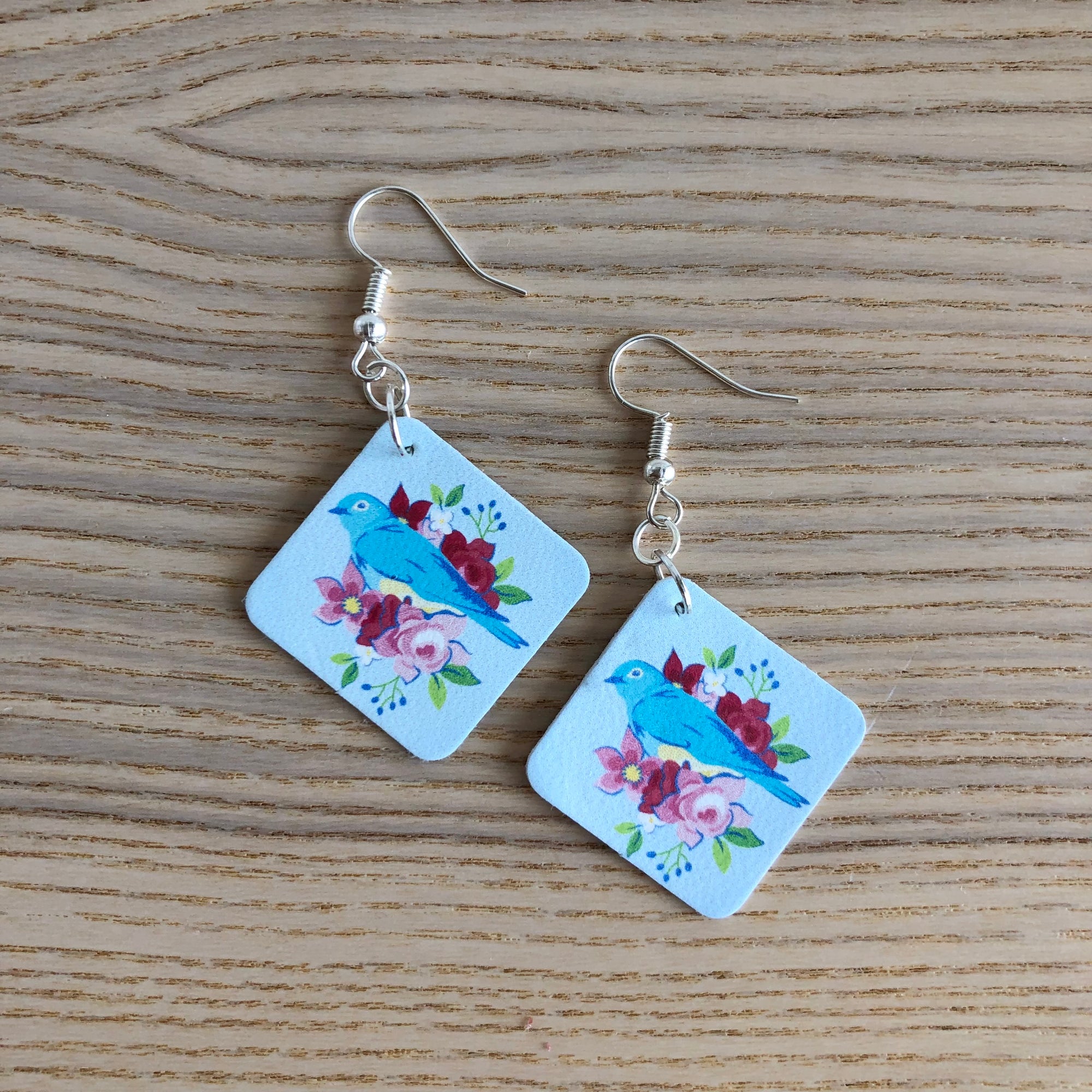 Quilt Design Earrings