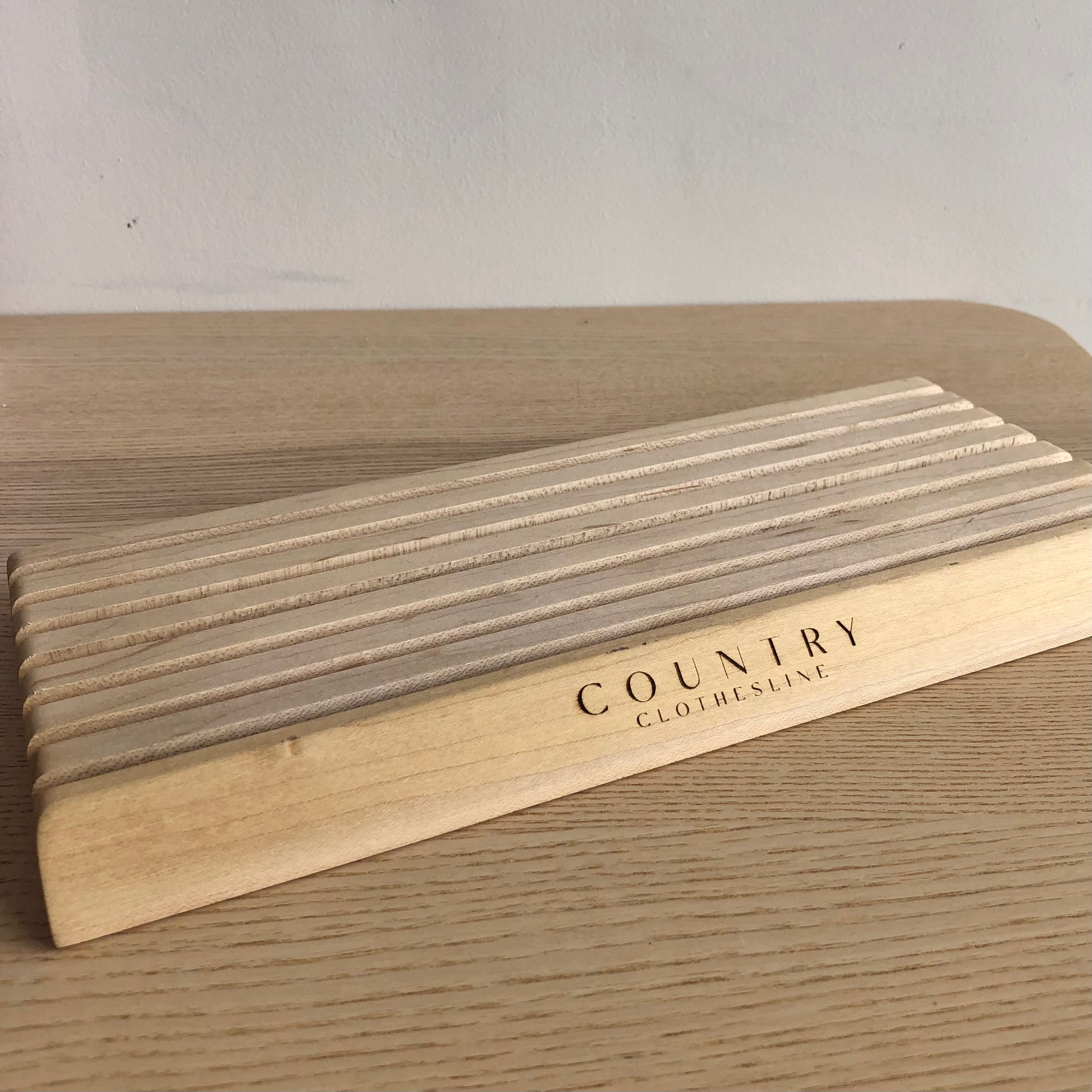 Solid Maple Ruler Stand - country clothesline