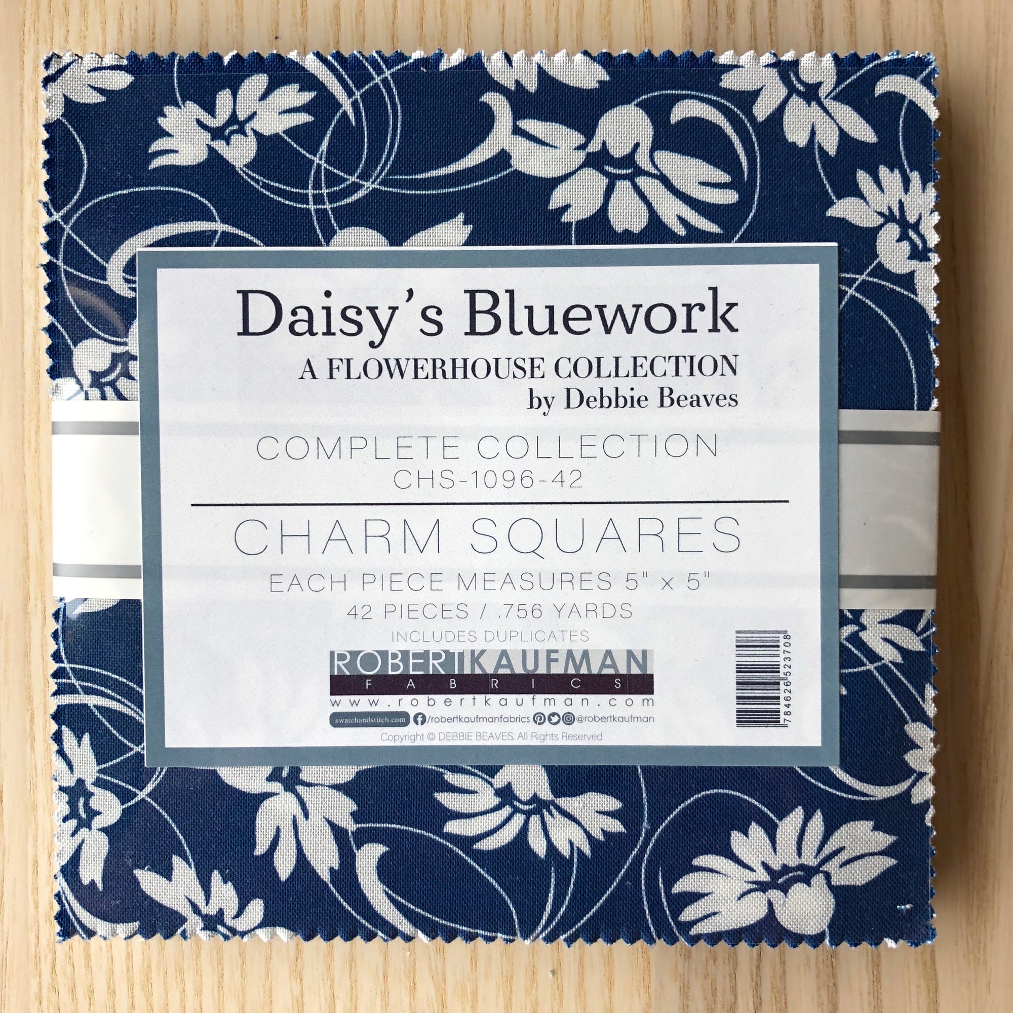 Daisy's Bluework Charm Squares