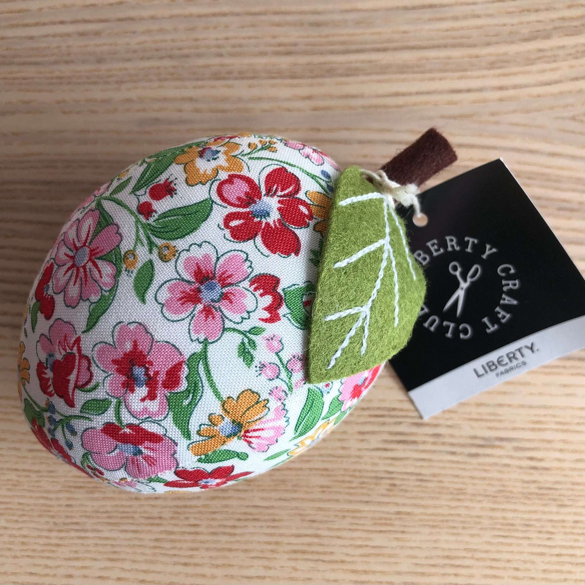 Liberty Pincushion Lemon Floral Joy