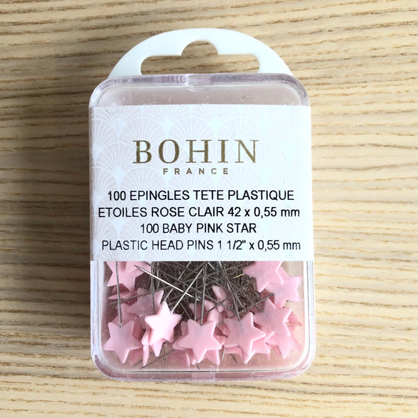 Pink Pin Star Bohin Star Pins Pink - country clothesline