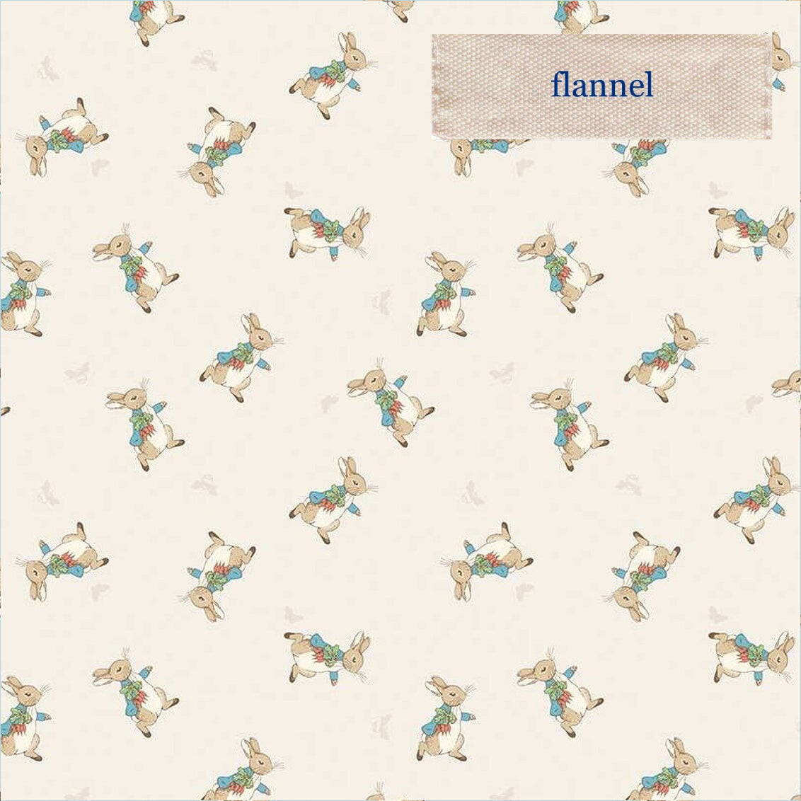 The Tale Of Peter Rabbit Flannel