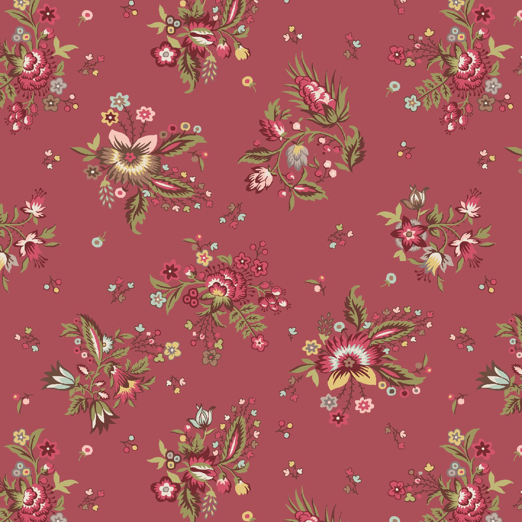 French Market Floral Charm Squares