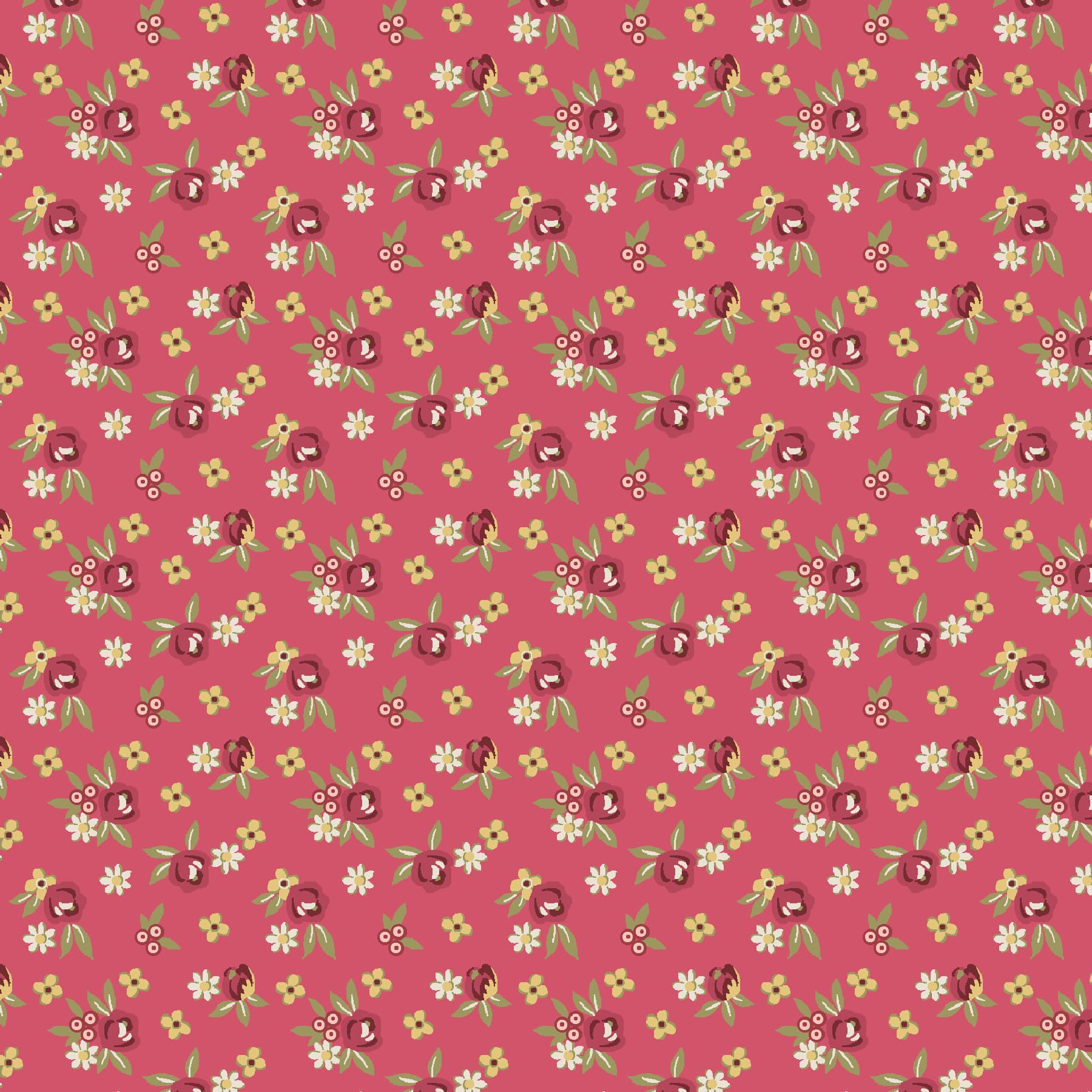 French Market Floral Charm Squares