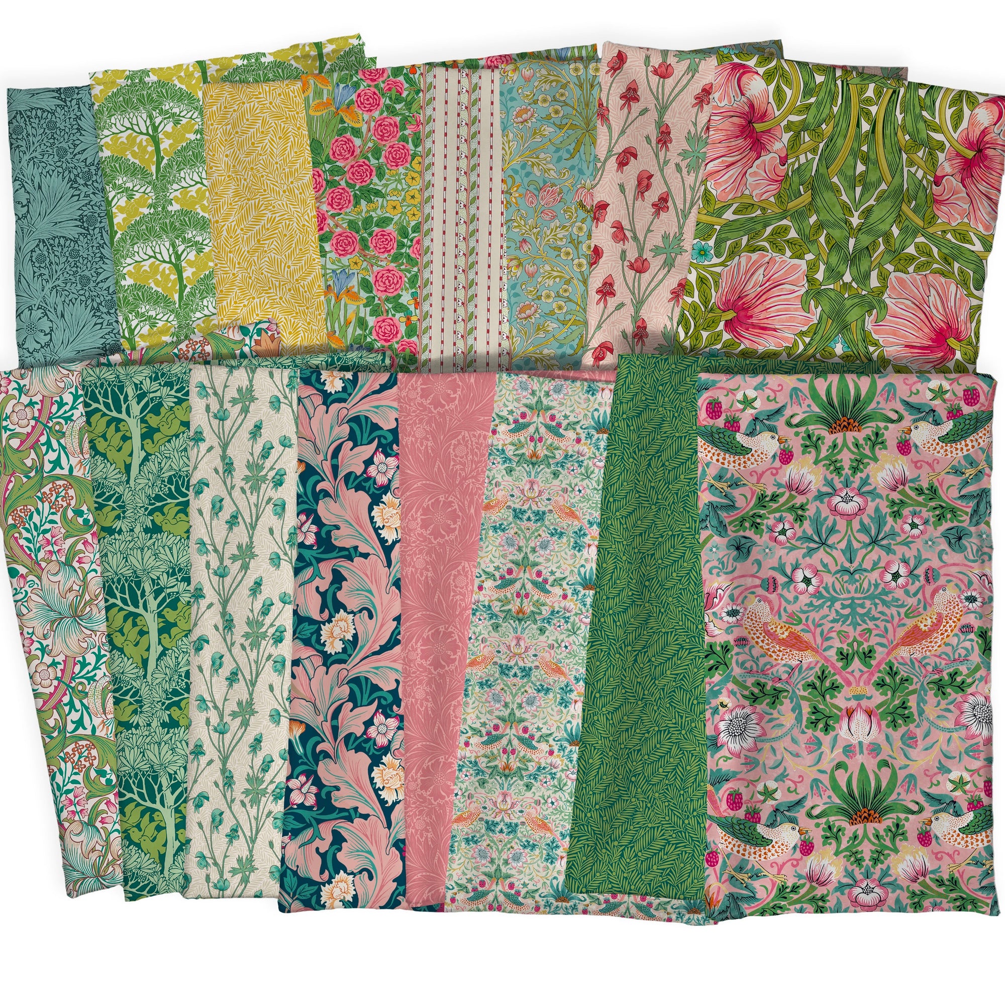 William Morris Campanula Seaglass Wideback