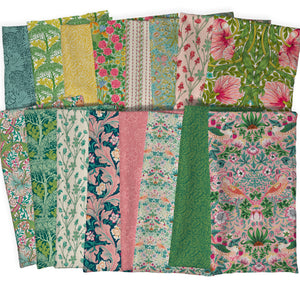 William Morris Campanula Seaglass Wideback