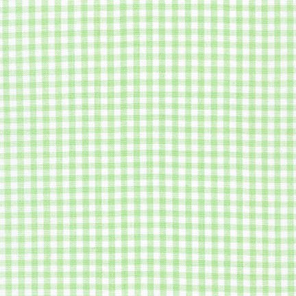 Green Gingham Fabric, Green Gingham Prints, Green & White Check Fabric,  Maywood Studio Fabric, Green Check Material, Checked Quilting, RTS -   Canada