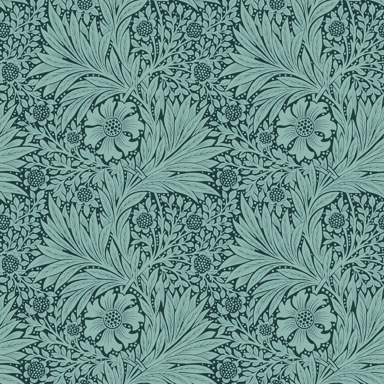William Morris Marigold Teal