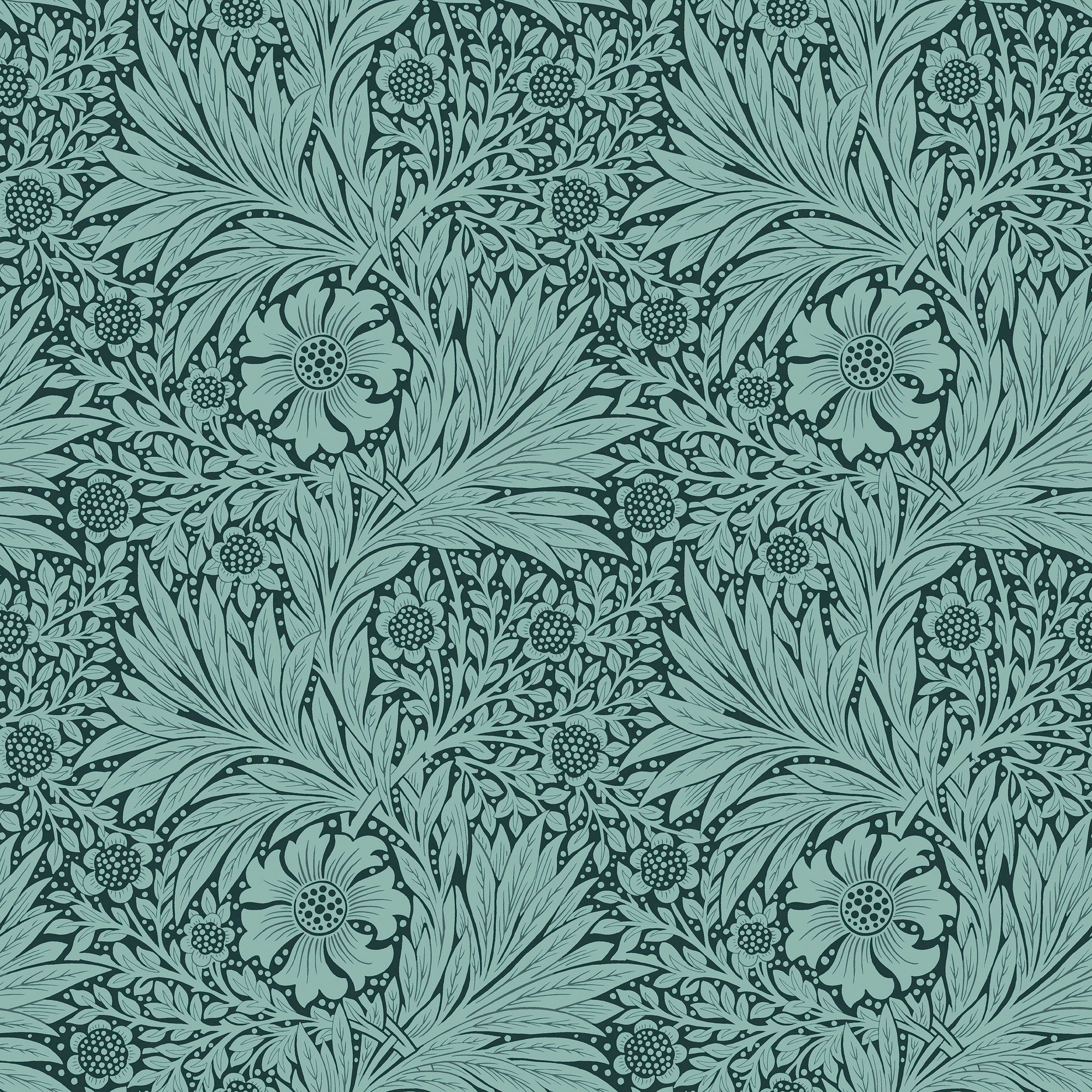 William Morris Marigold Teal
