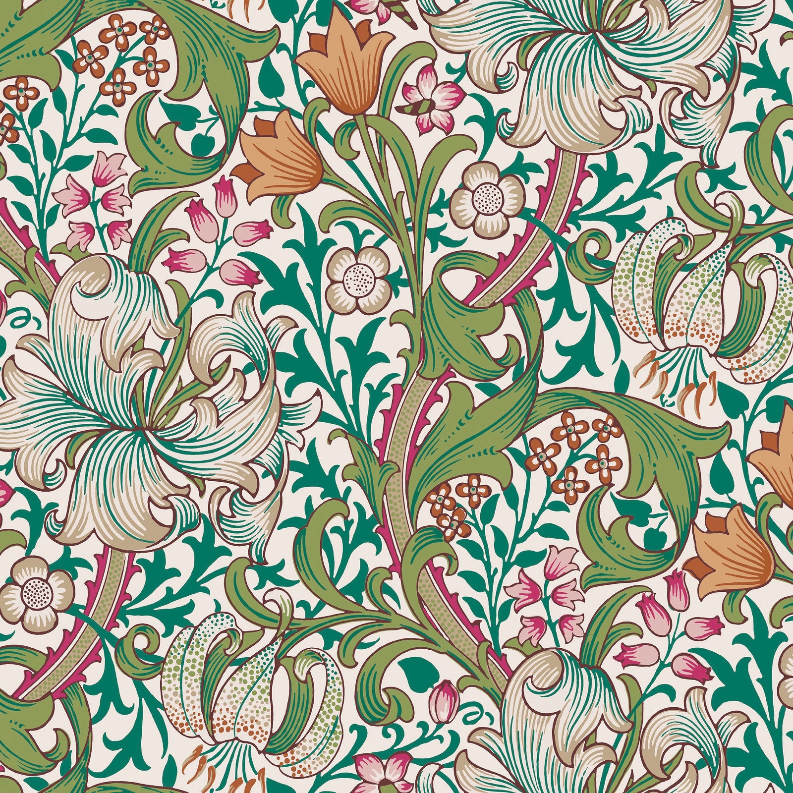 William Morris Golden Lily Fuchsia