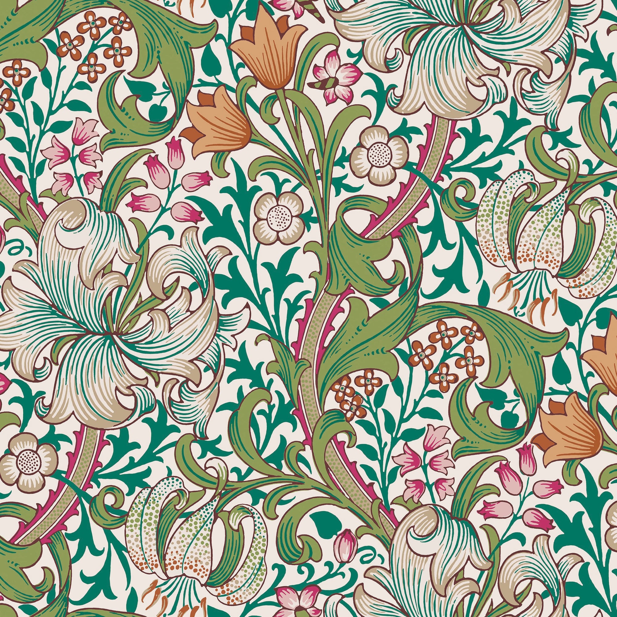 William Morris Golden Lily Fuchsia