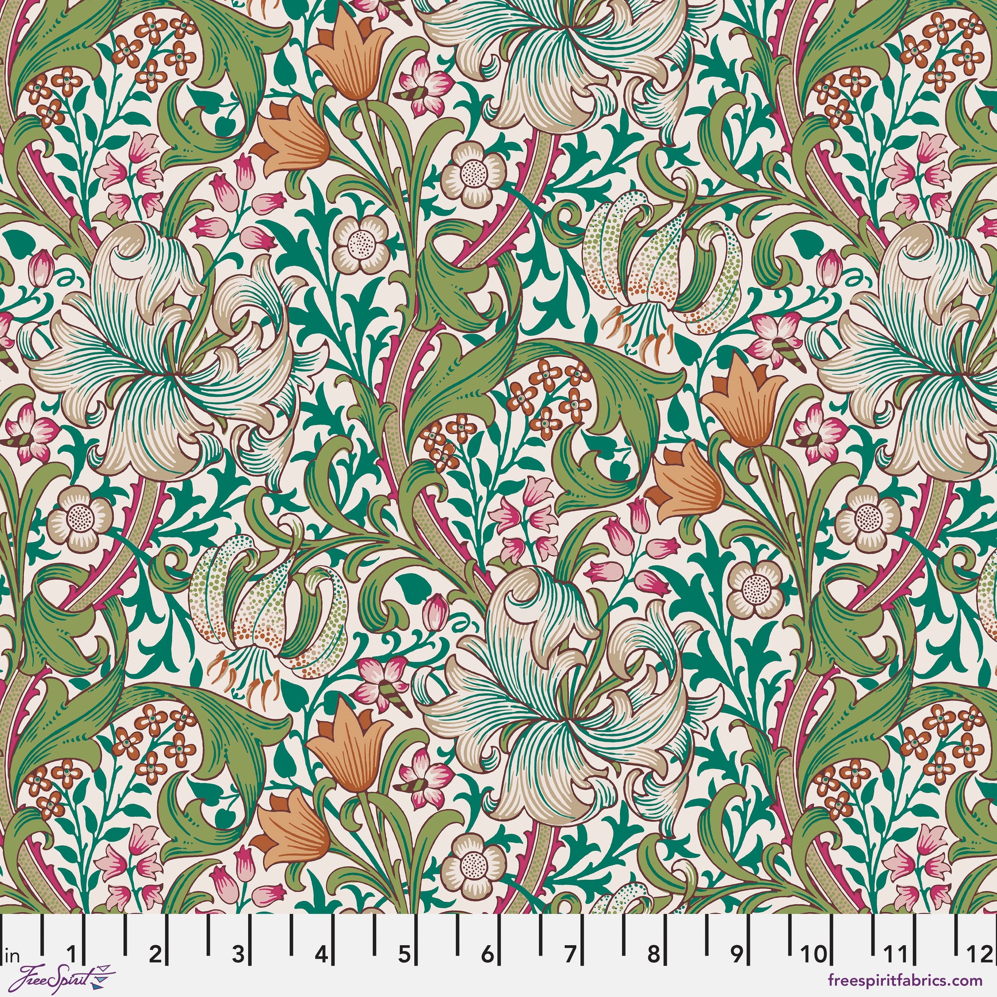 William Morris Golden Lily Fuchsia
