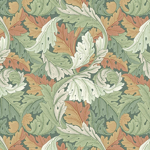 Morris & Co Leicester Large Acanthus Green