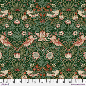 Morris & Co Holiday Strawberry Thief Green