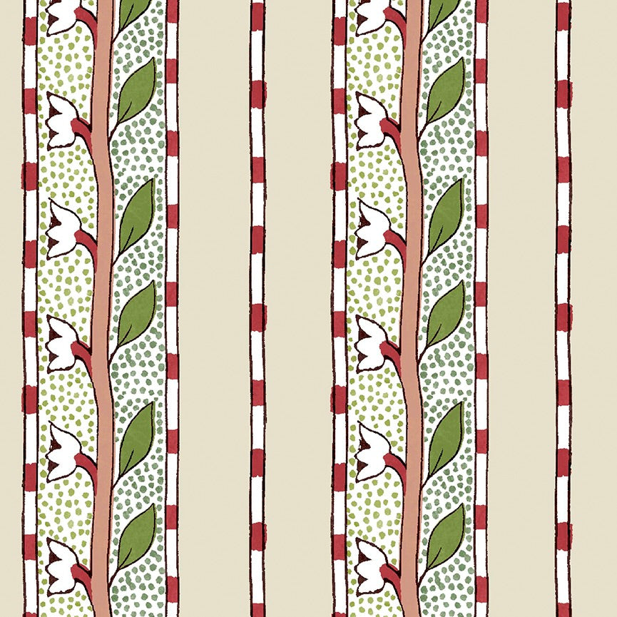 William Morris Daffodil Stripe Ivory