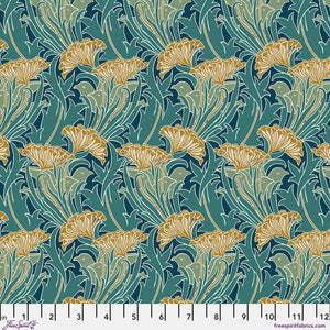 William Morris Laceflower Teal
