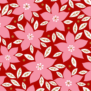 Sugar Plum Poinsettia Elegance