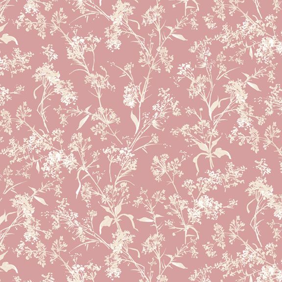 Wild Flowers Branches Pink