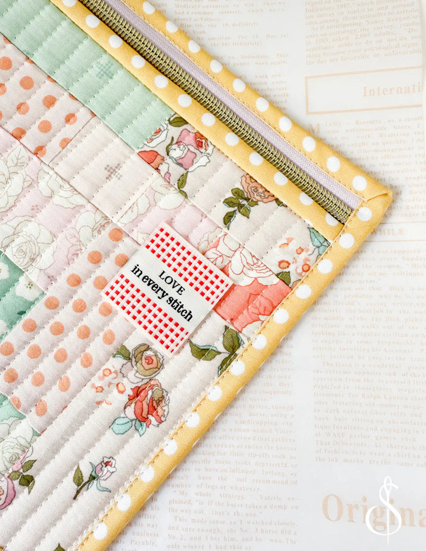 Camellia Premium Woven Sew In Labels Checker