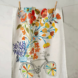 Bike Baskets Tea Towel