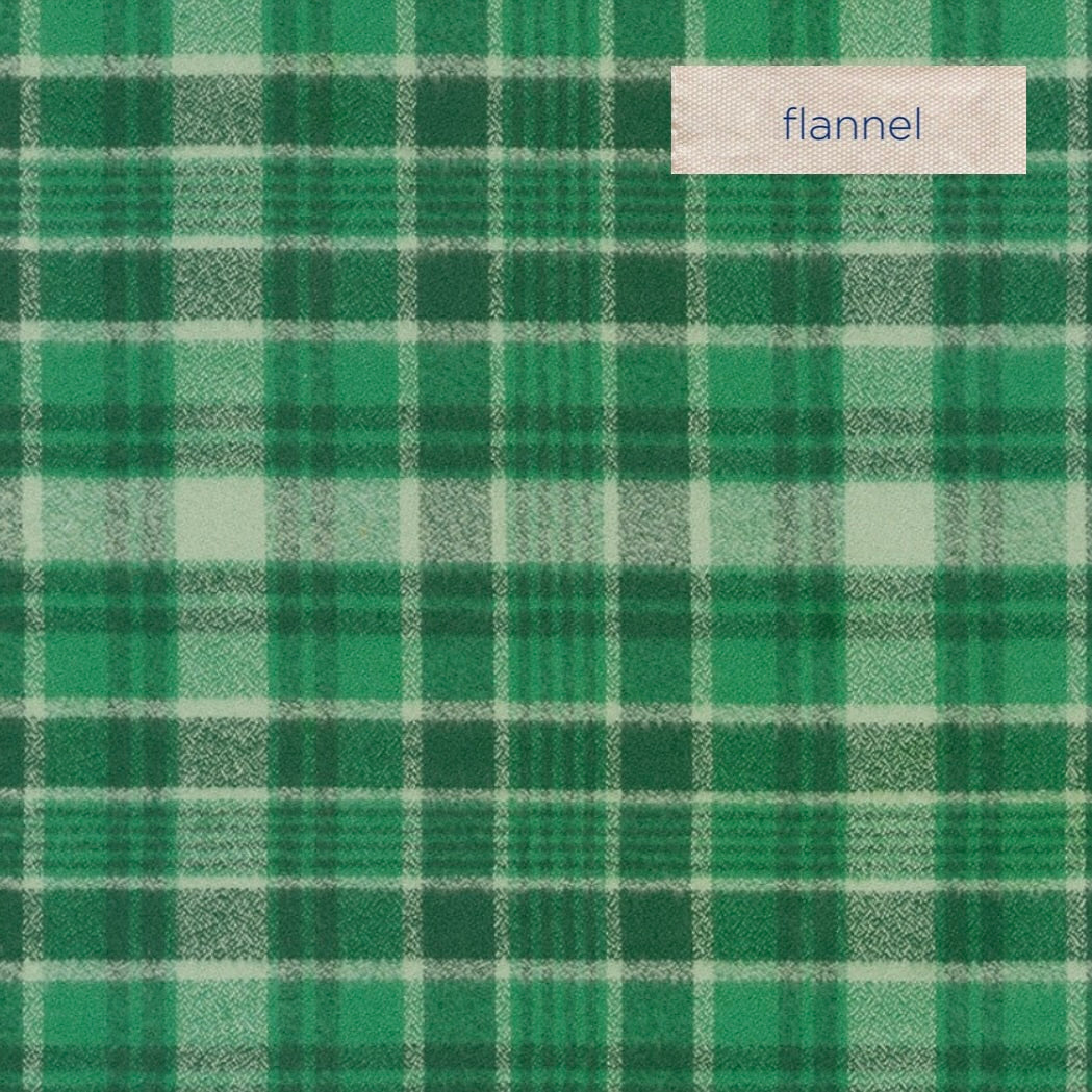 Mammoth Organic Flannel - Dusty Blue - Robert Kaufman Fabrics - 44 width -  blue - plaid flannel fabric - organic cotton