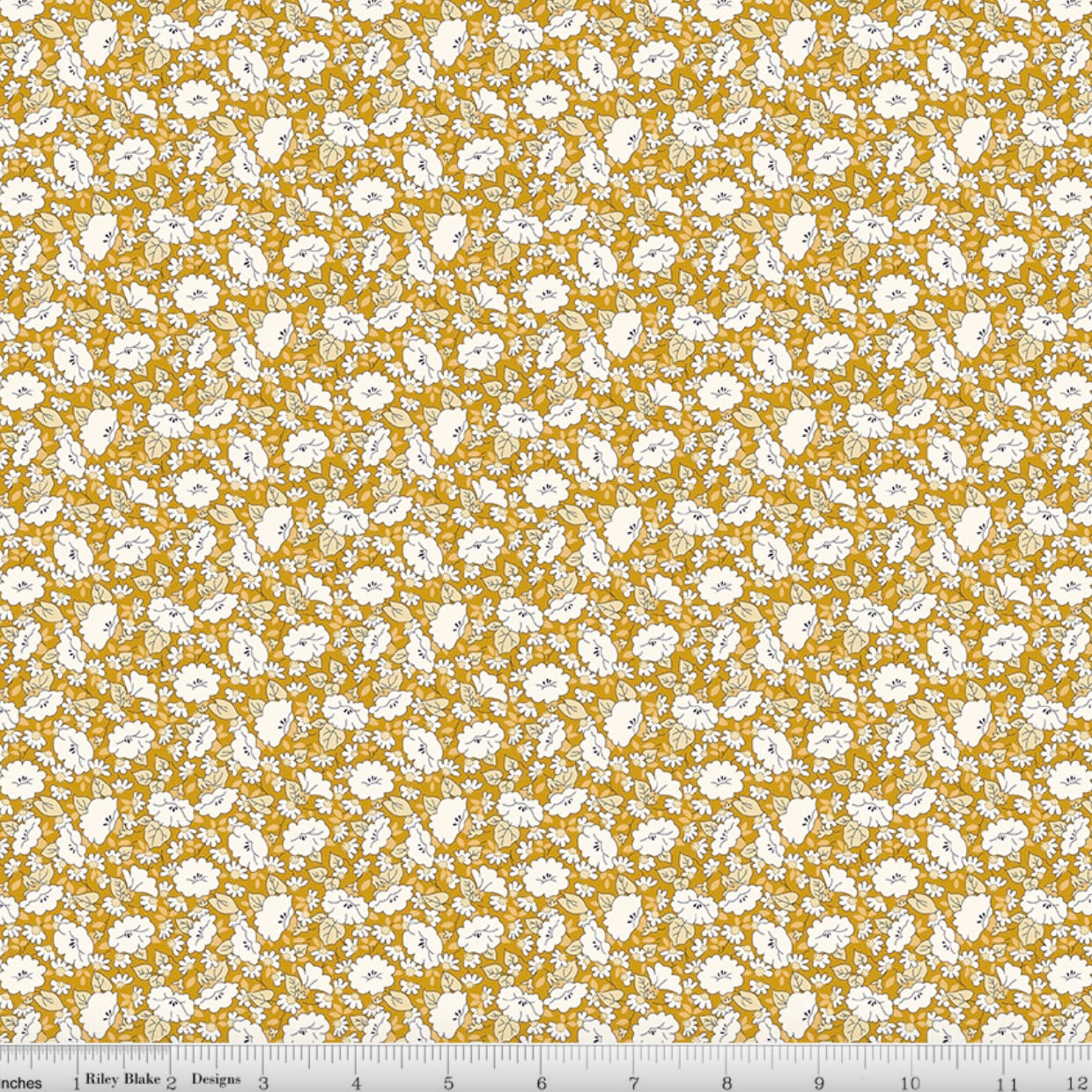 Liberty Tudor Celebration Mayflower Meadow in Gold