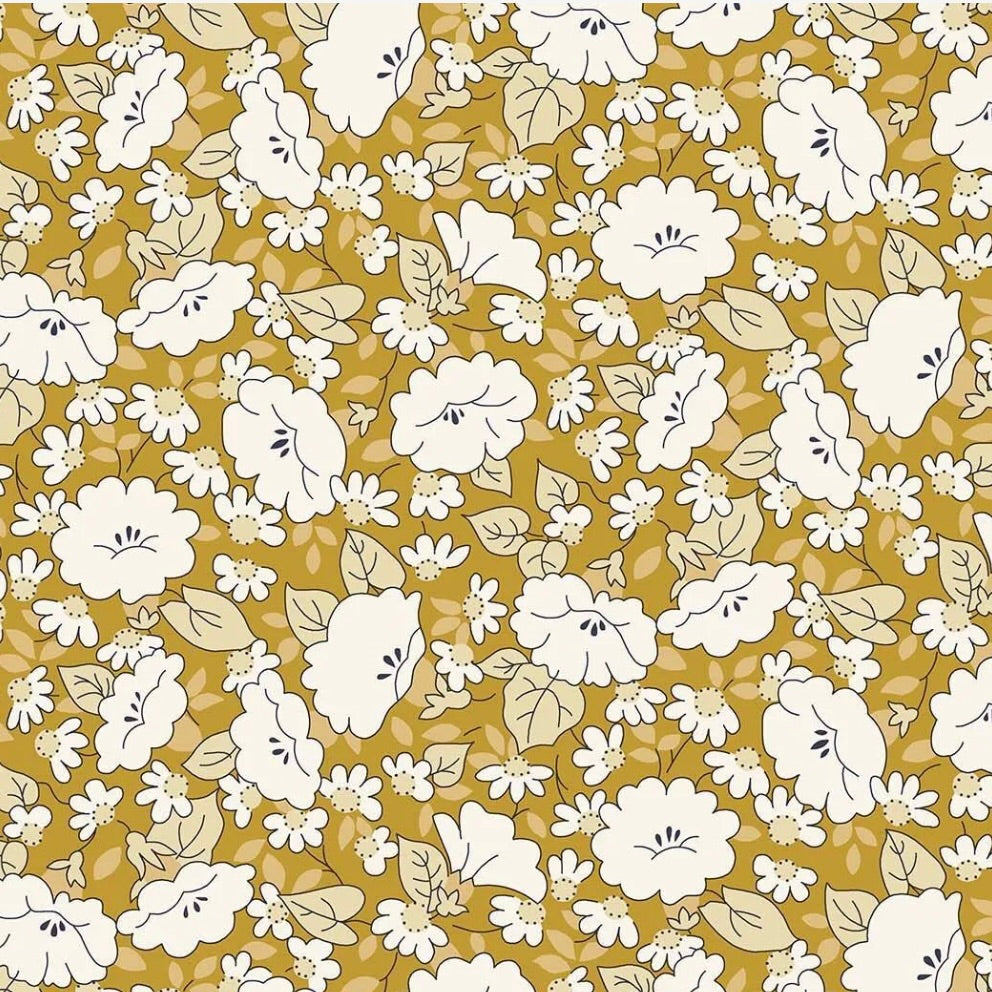 Liberty Tudor Celebration Mayflower Meadow in Gold