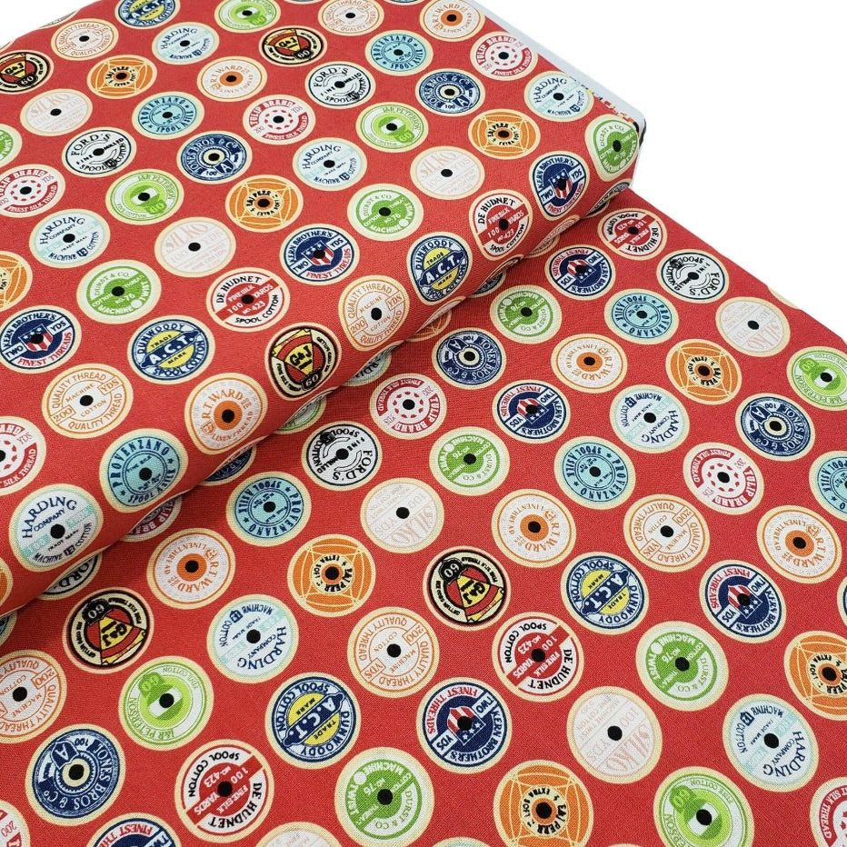 Sew Much Fun Thread Spools Navy