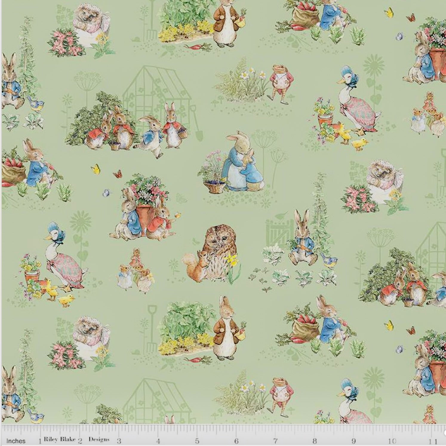 Peter Rabbit & Friends Flannel Fern